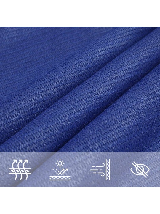 Saulessargs, 160 g/m², zils, 2,5x2,5 m, hdpe