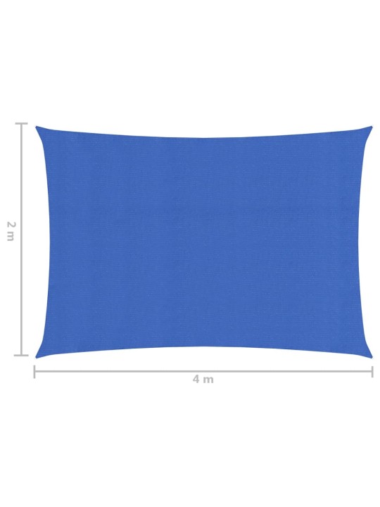 Saulessargs, 160 g/m², zils, 2x4 m, hdpe