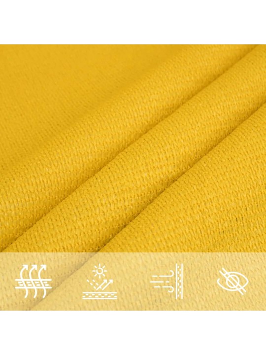 Saulessargs, 160 g/m², taisnstūra, dzeltens, 2x2,5 m, hdpe