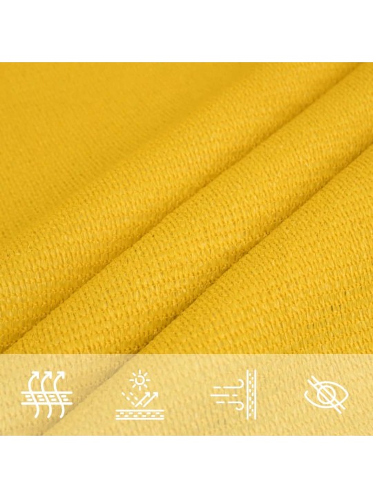 Saulessargs, 160 g/m², dzeltens, 2,5x4,5 m, hdpe