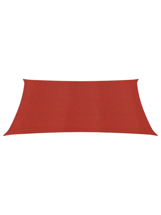 Saulessargs, 160 g/m², sarkans, 3,6x3,6 m, hdpe