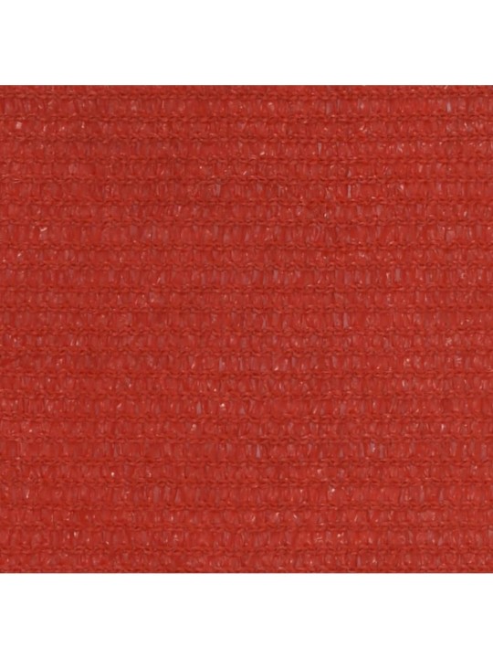 Saulessargs, 160 g/m², sarkans, 3,6x3,6 m, hdpe