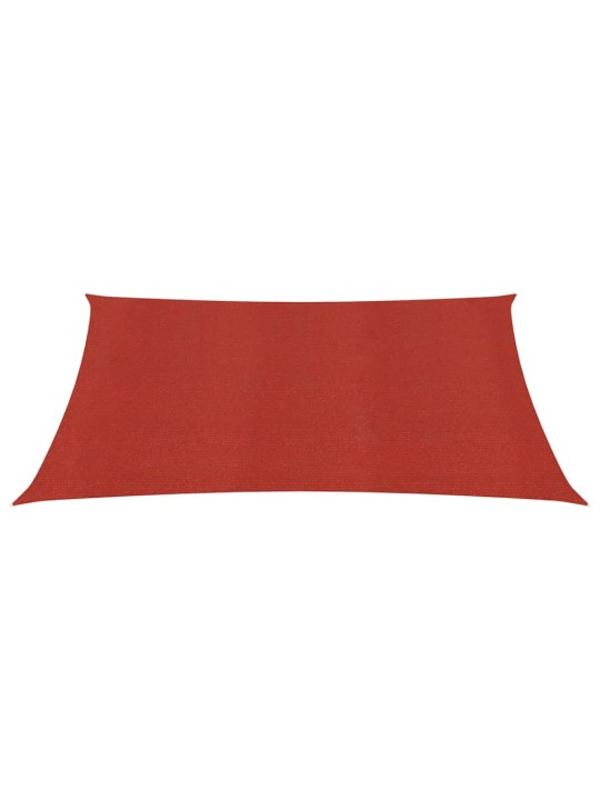 Saulessargs, 160 g/m², sarkans, 7x7 m, hdpe