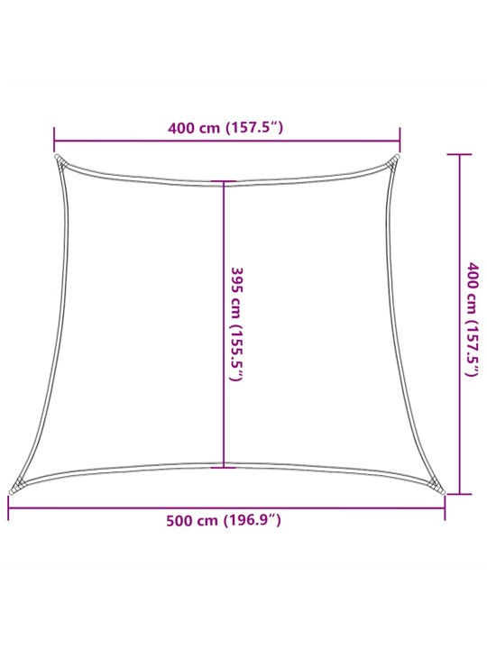 Saulessargs, 160 g/m², sarkans, 4/5x4 m, hdpe