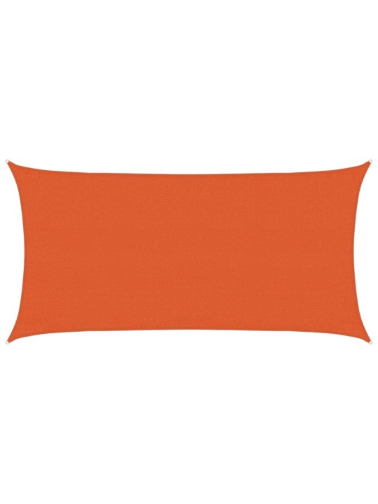 Saulessargs, 160 g/m², taisnstūra, oranžs, 3x6 m, hdpe