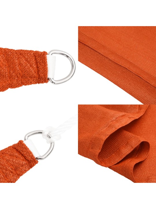 Saulessargs, 160 g/m², taisnstūra, oranžs, 3x6 m, hdpe