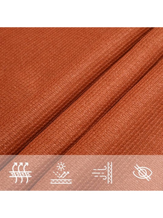 Saulessargs, 160 g/m², oranžs, 3,5x4,5 m, hdpe