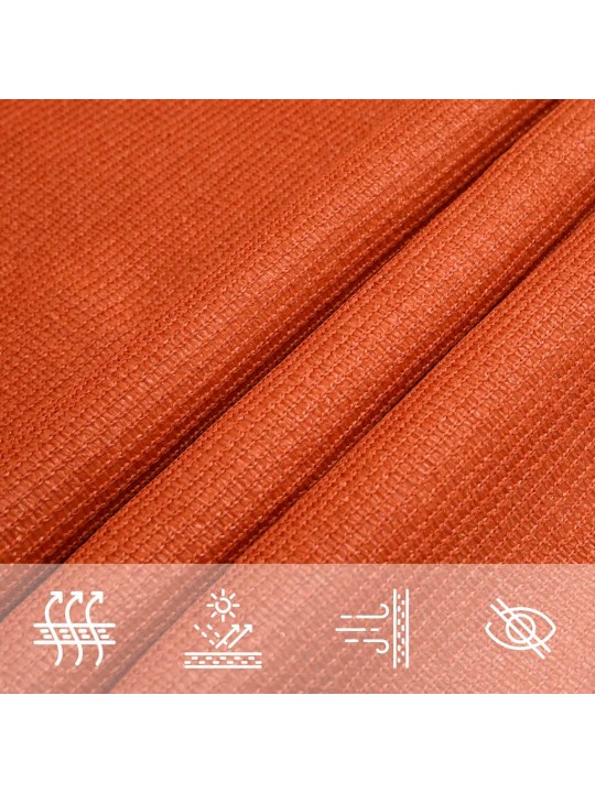 Saulessargs, 160 g/m², oranžs, 4x6 m, hdpe
