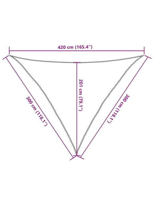 Saulessargs, 160 g/m², oranžs, 3x3x4,2 m, hdpe