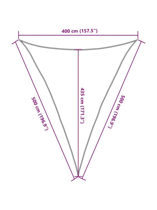 Saulessargs, 160 g/m², oranžs, 4x5x5 m, hdpe