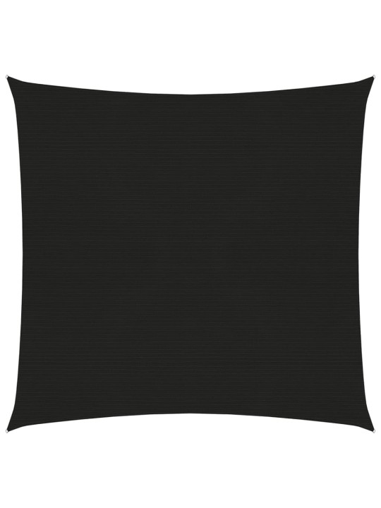 Saulessargs, 160 g/m², melns, 2,5x2,5 m, hdpe