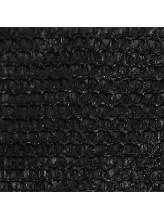Saulessargs, 160 g/m², melns, 2,5x2,5 m, hdpe