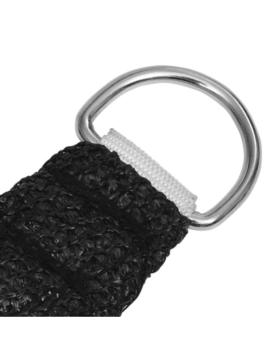 Saulessargs, 160 g/m², melns, 3x3 m, hdpe