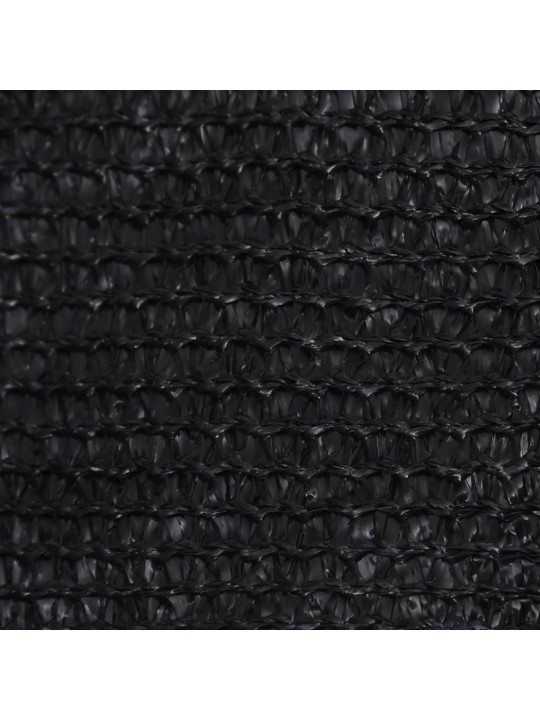 Saulessargs, 160 g/m², melns, 3x3 m, hdpe