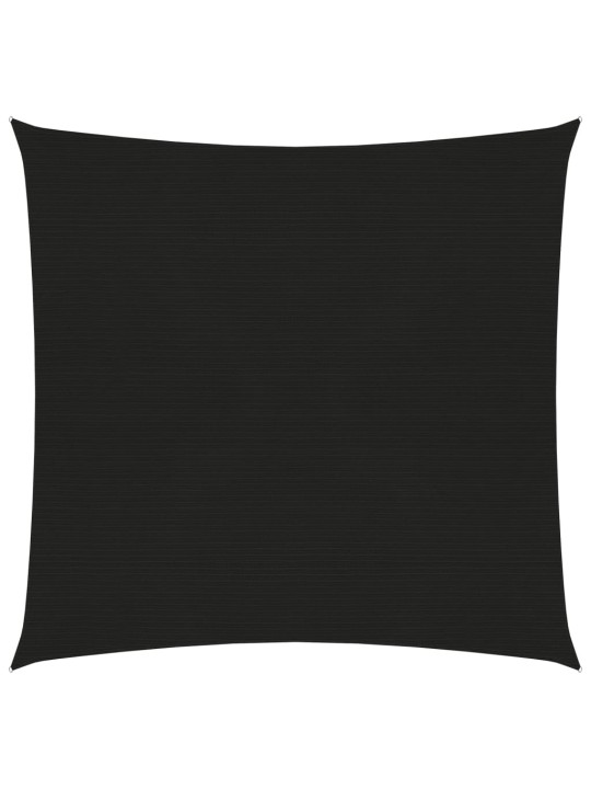 Saulessargs, 160 g/m², melns, 3,6x3,6 m, hdpe
