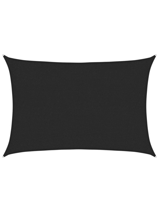 Saulessargs, 160 g/m², melns, 2x3 m, hdpe