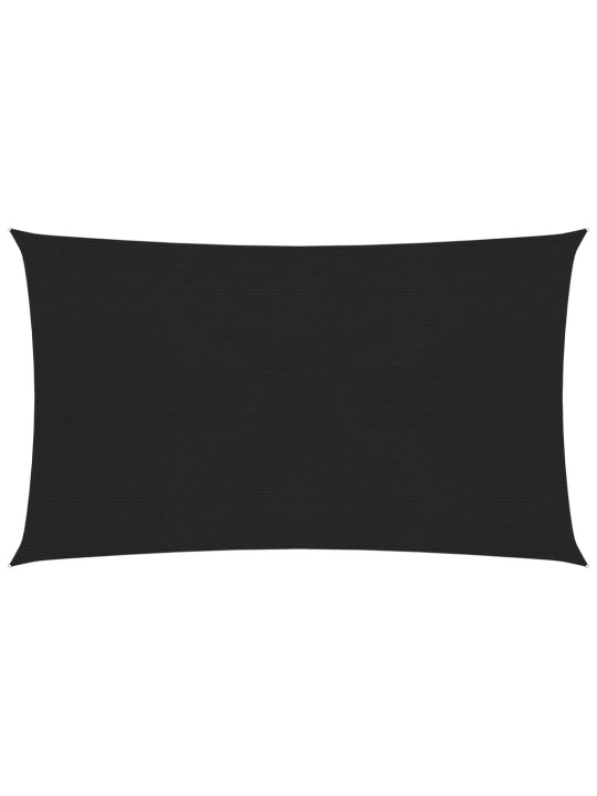 Saulessargs, 160 g/m², melns, 2x5 m, hdpe