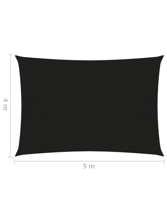 Saulessargs, 160 g/m², melns, 2,5x3,5 m, hdpe