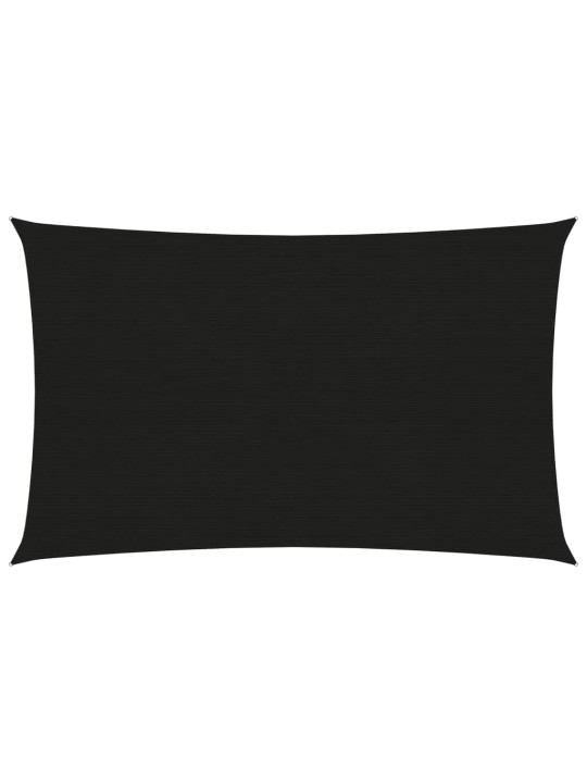 Saulessargs, 160 g/m², melns, 2,5x4,5 m, hdpe