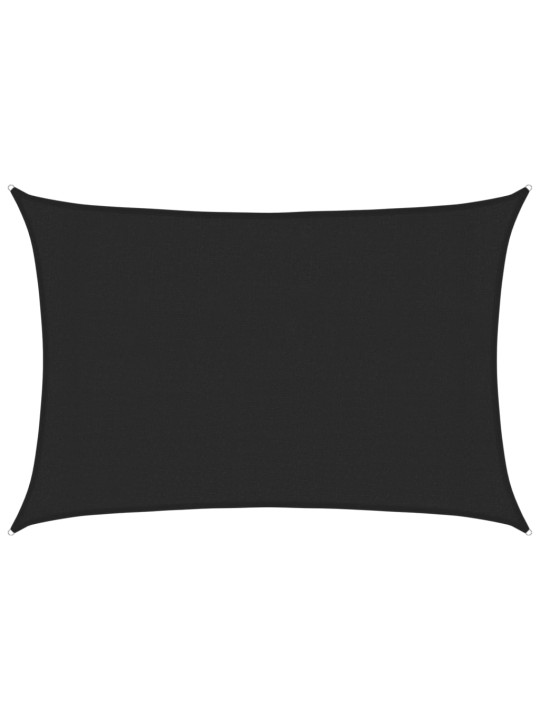 Saulessargs, 160 g/m², melns, 3x5 m, hdpe