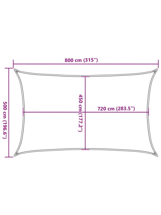 Saulessargs, 160 g/m², melns, 5x8 m, hdpe