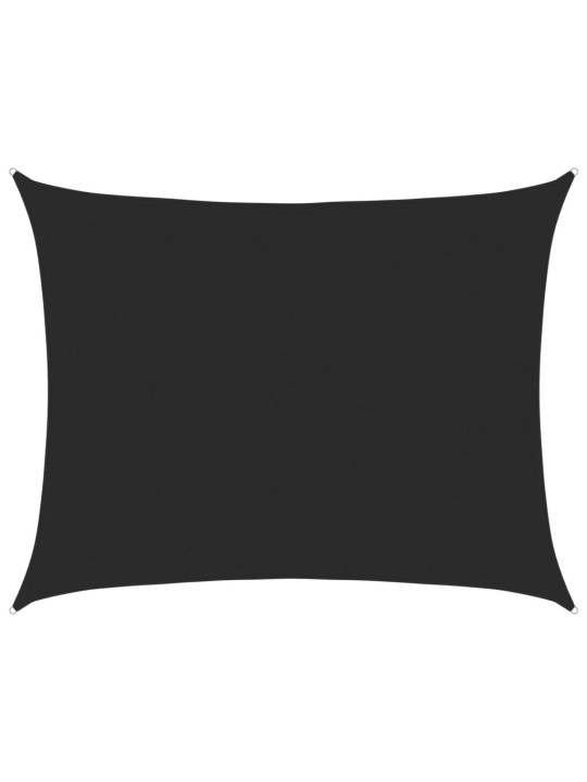 Saulessargs, 160 g/m², taisnstūra, melns, 6x8 m, hdpe