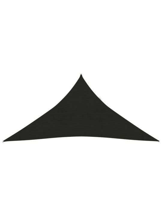 Saulessargs, 160 g/m², melns, 3,6x3,6x3,6 m, hdpe