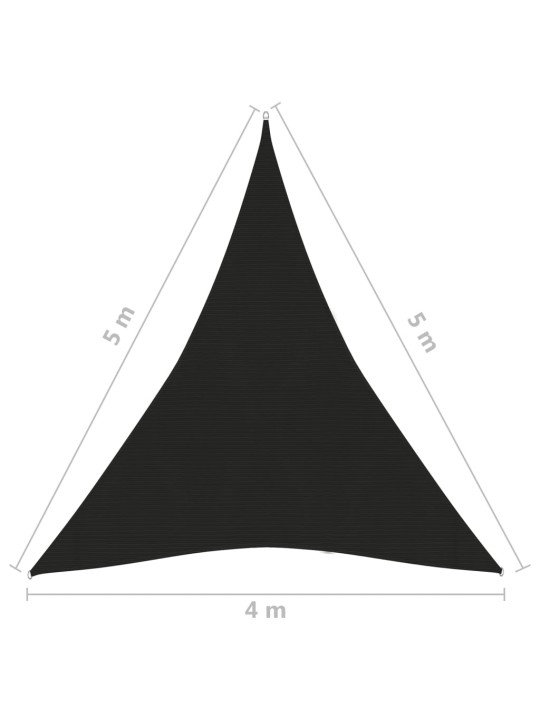 Saulessargs, 160 g/m², melns, 4x5x5 m, hdpe