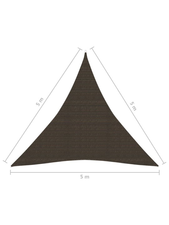 Saulessargs, 160 g/m², brūns, 5x5x5 m, hdpe