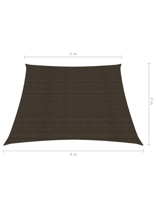 Saulessargs, 160 g/m², brūns, 3/4x2 m, hdpe