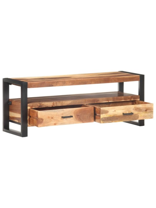 Tv galdiņš, 120x35x45 cm, masīvkoks ar medus apdari