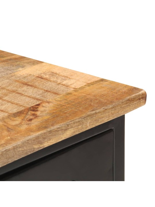 Kumode, 110x30x65 cm, neapstrādāts mango masīvkoks, tērauds