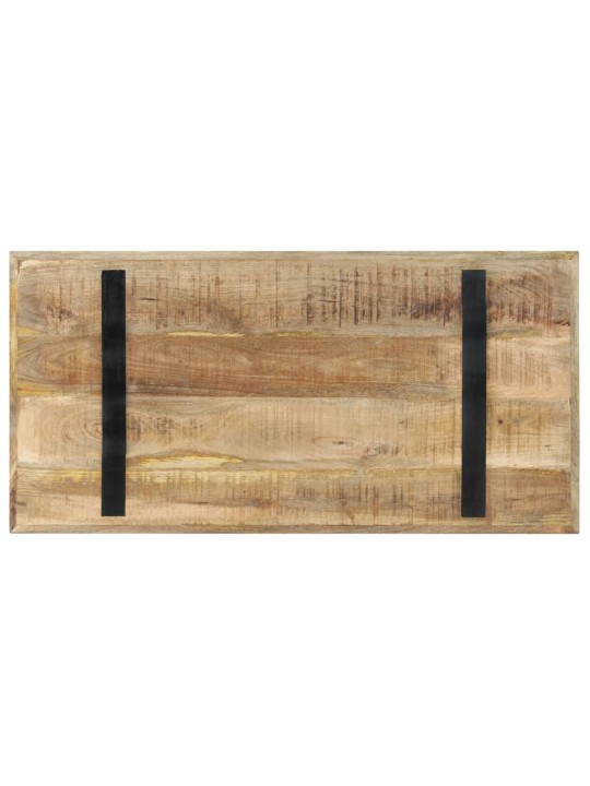 Virtuves galds, 120x60x76 cm, neapstrādāts mango koks