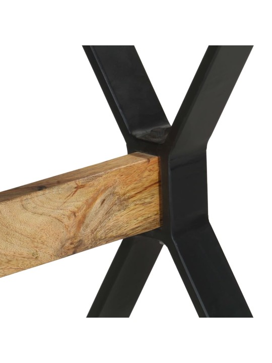 Virtuves galds, 120x60x76 cm, neapstrādāts mango koks