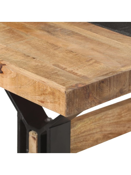 Virtuves galds, 180x90x76 cm, neapstrādāts mango koks