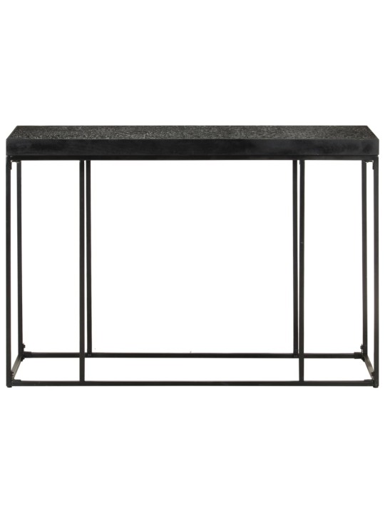 Konsoles galds, melns, 110x35x76 cm, akācijas un mango koks
