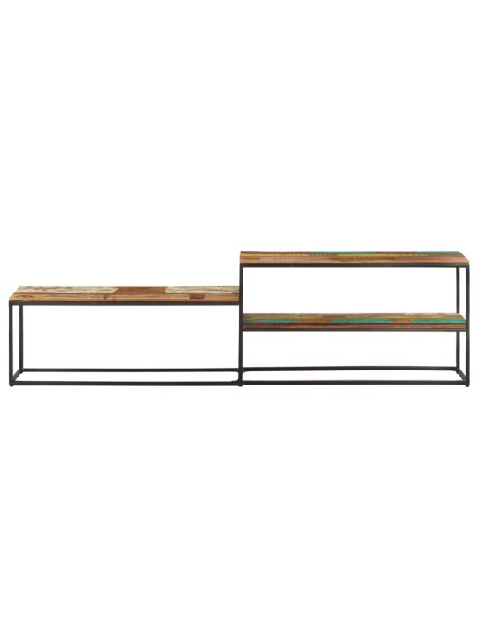 Tv galdiņš, 180x30x50 cm, pārstrādāts masīvkoks