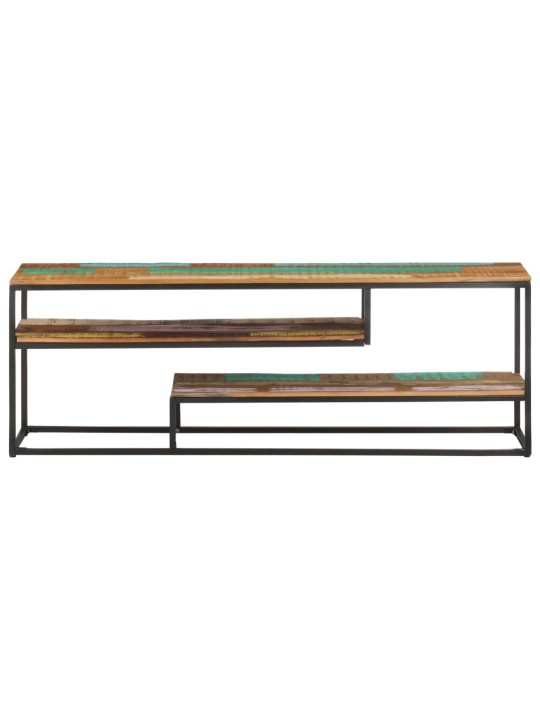 Tv skapītis, 130x30x45 cm, pārstrādāts masīvkoks