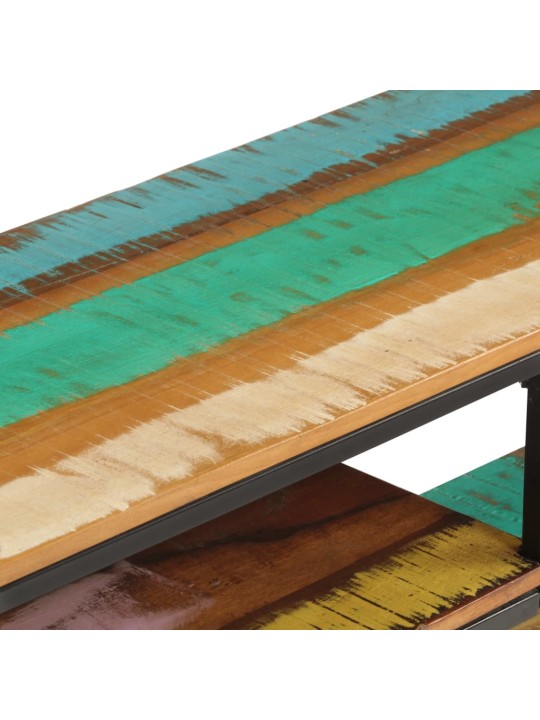 Tv skapītis, 130x30x45 cm, pārstrādāts masīvkoks