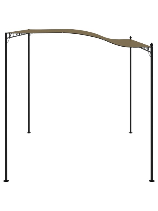 Dārza nojume, 3x2,4 m, pelēkbrūna, 180 g/m²