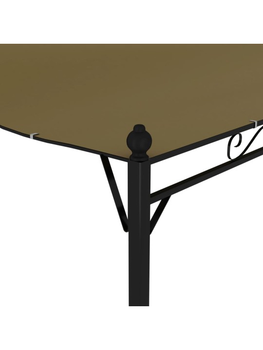 Dārza nojume, 3x2,4 m, pelēkbrūna, 180 g/m²