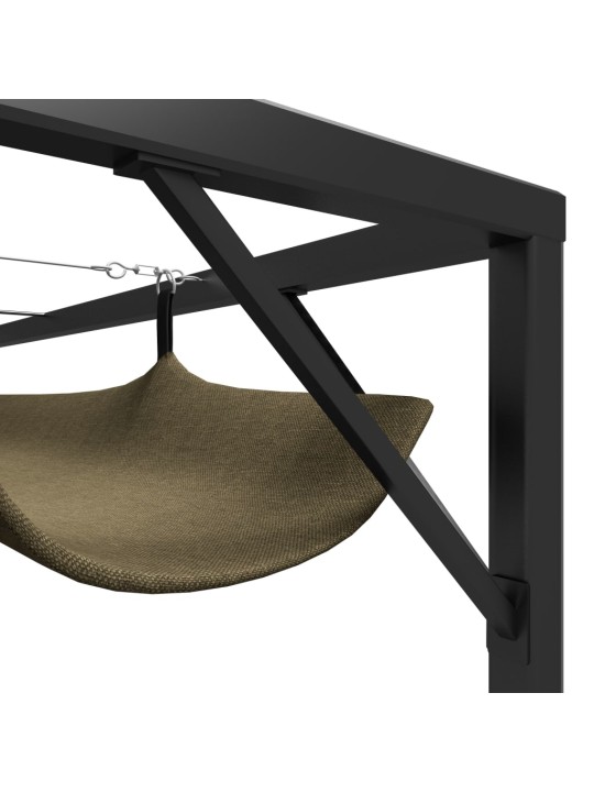 Dārza nojume ar izvelkamu jumtu, 3x3 m, pelēkbrūna, 180 g/m²
