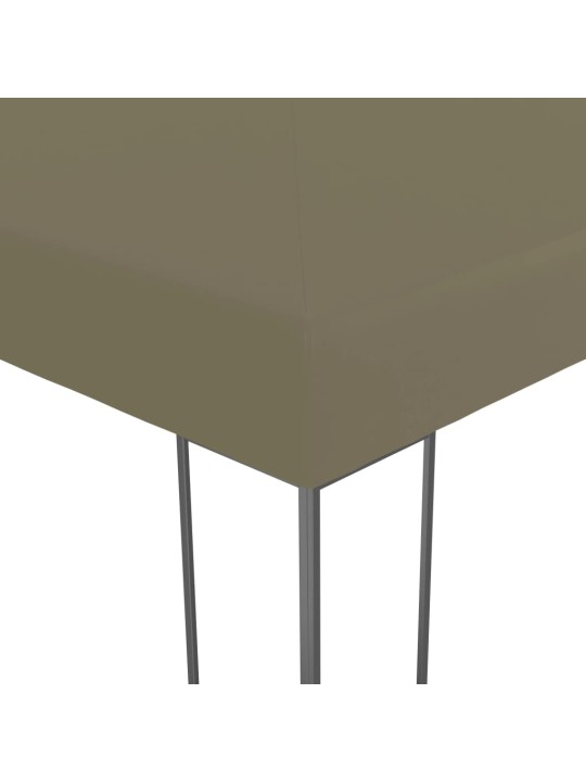 Dārza nojume, 3x3 m, pelēkbrūna, 180 g/m²