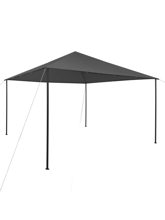 Dārza nojume, 4x4x3 m, antracītpelēka, 180 g/m²