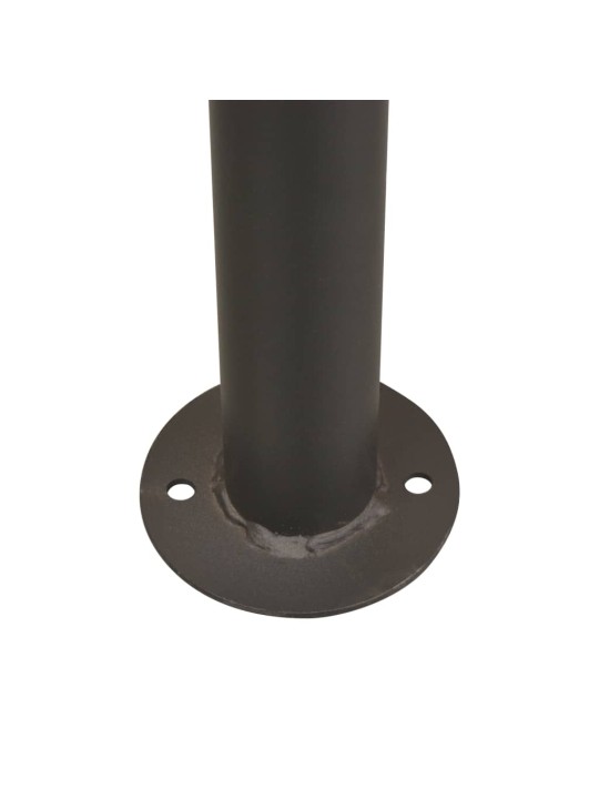 Dārza nojume, 3x3 m, antracītpelēka, audums, tērauds, 180 g/m²