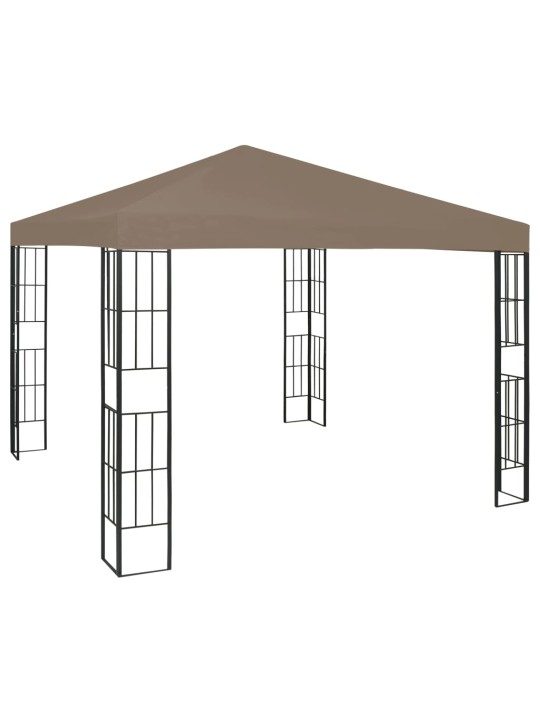 Dārza nojume, 3x3 m, pelēkbrūna