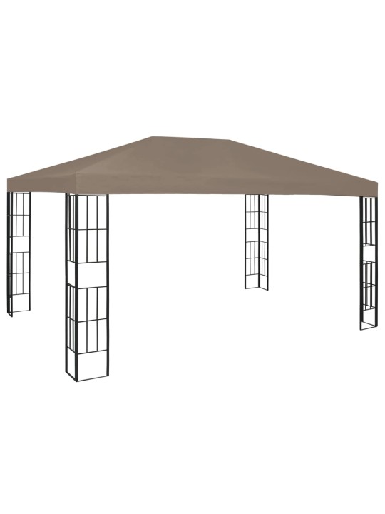 Dārza nojume, 4x3 m, pelēkbrūna