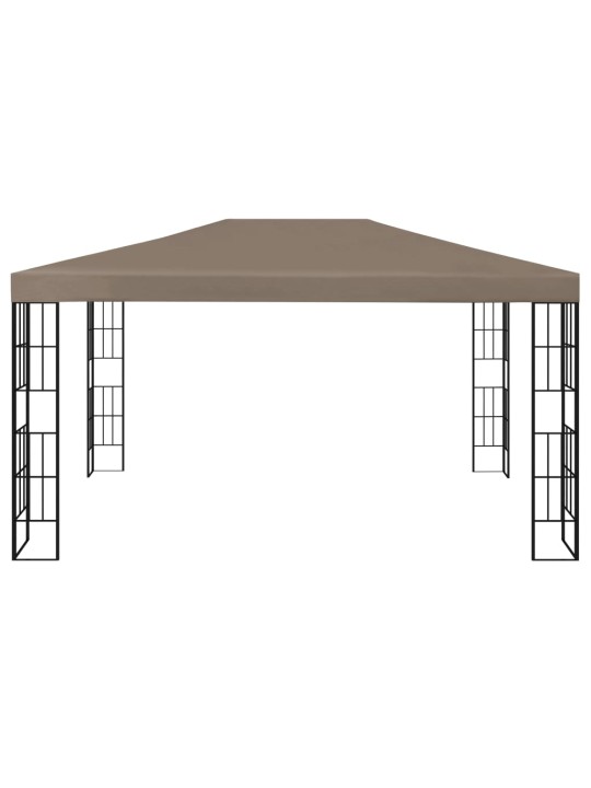 Dārza nojume, 4x3 m, pelēkbrūna