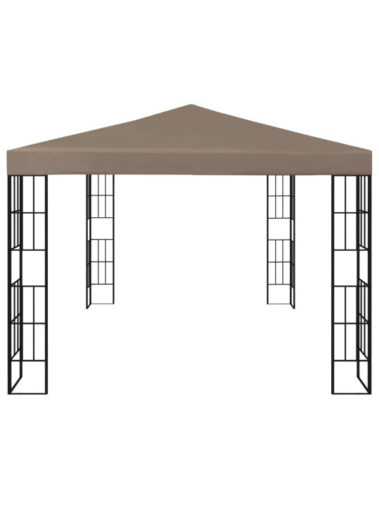 Dārza nojume, 4x3 m, pelēkbrūna
