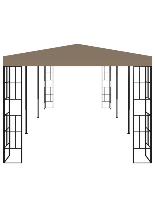 Dārza nojume, 6x3 m, pelēkbrūna
